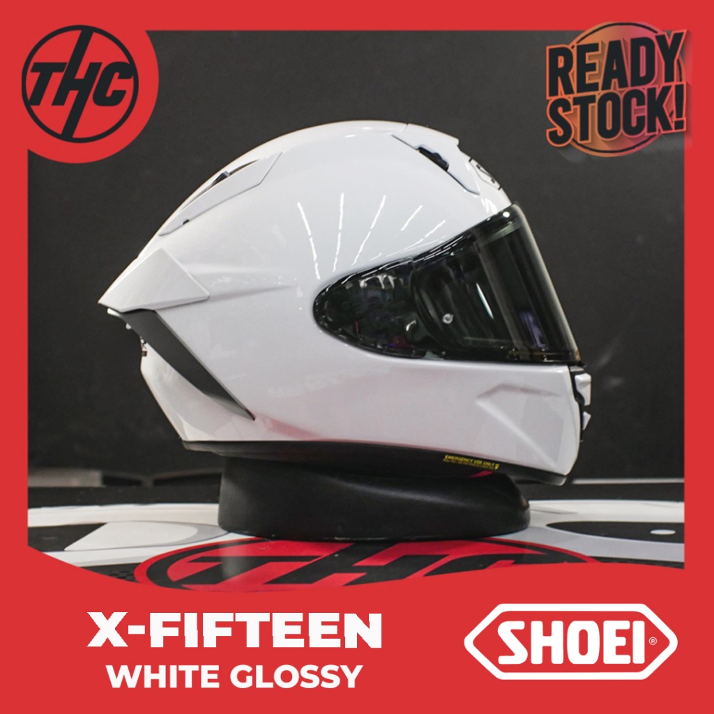 SHOEI X-15 WHITE GLOSSY X-FIFTEEN FULL FACE HELMET ORIGINAL