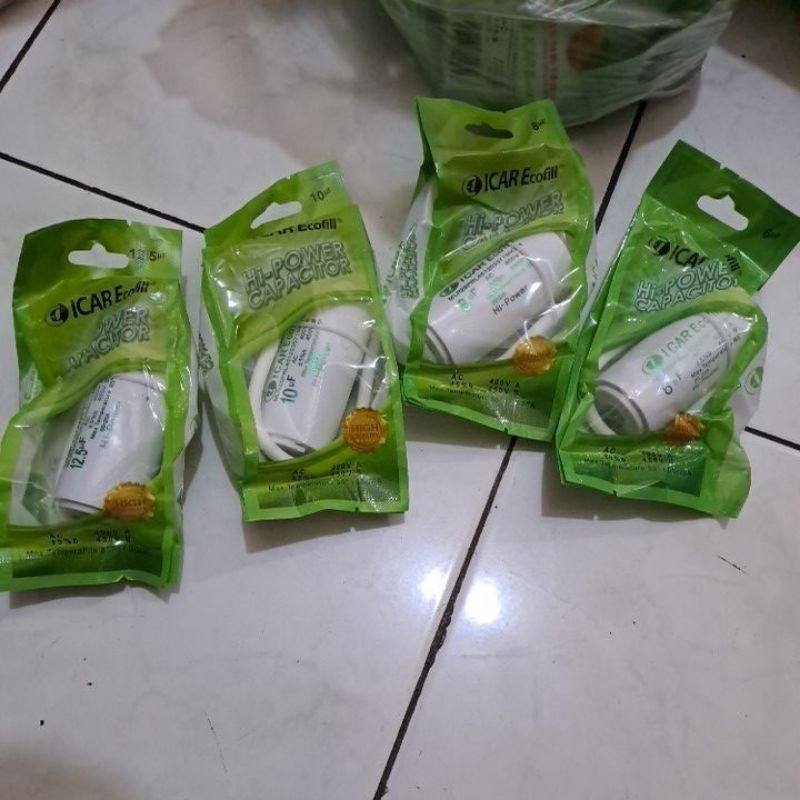 kapasitor icar 6uf/8uf/10uf/12.5uf