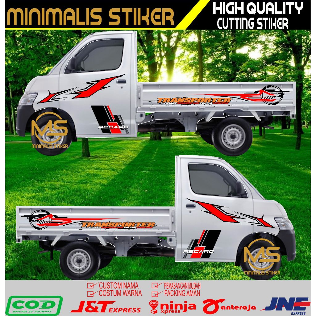 Stiker Mobil Pickup Promo stiker mobil grand max piikup stiker keren sticker grand max Apv Terbaru
