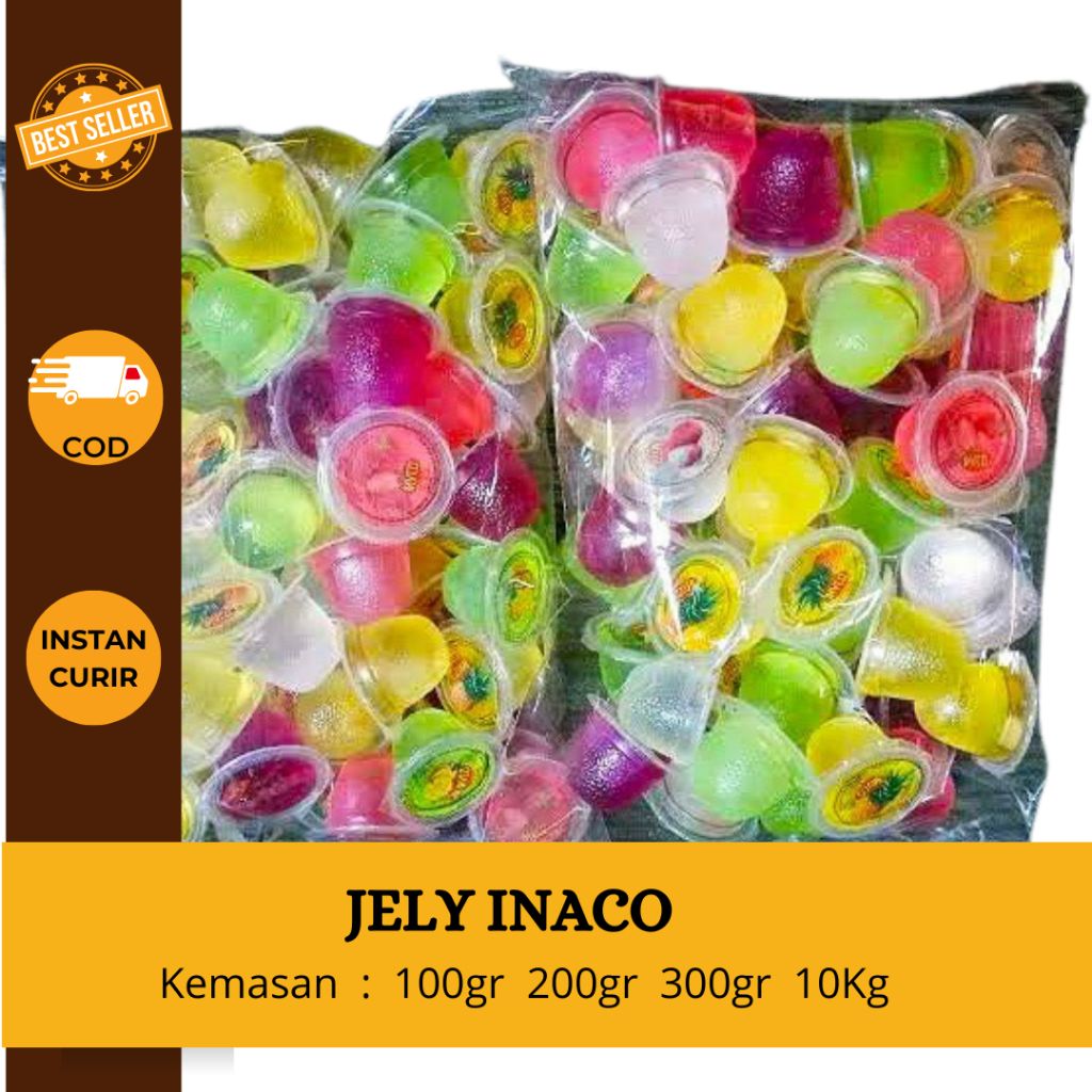 

Jely Inaco Kemasan: 100gr 200gr 300gr 10Kg - grosir snack murah