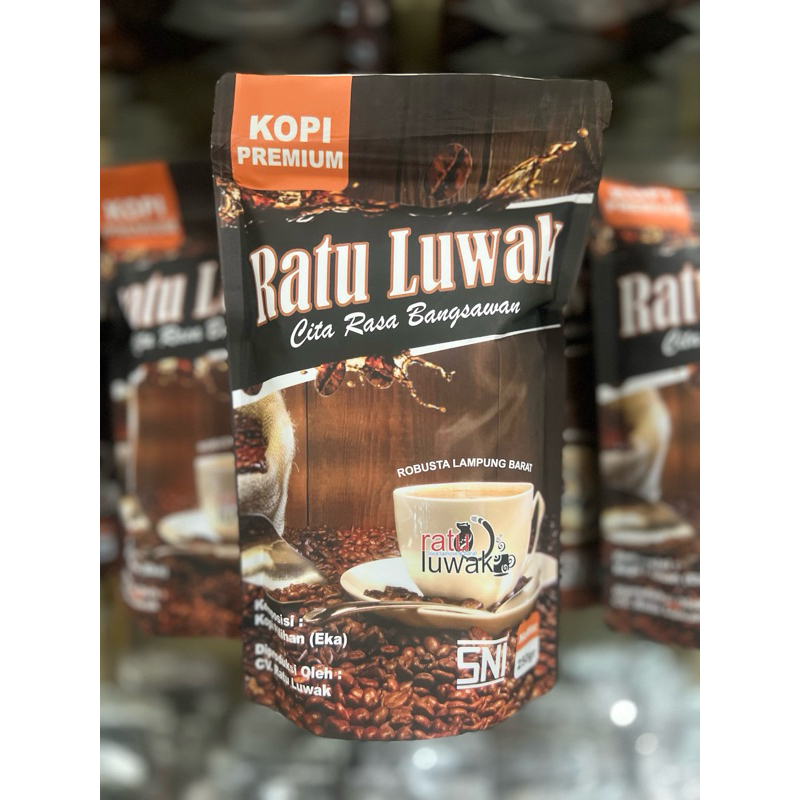 

Ratu Luwak - Kopi Robusta Premium asli Lampung Barat