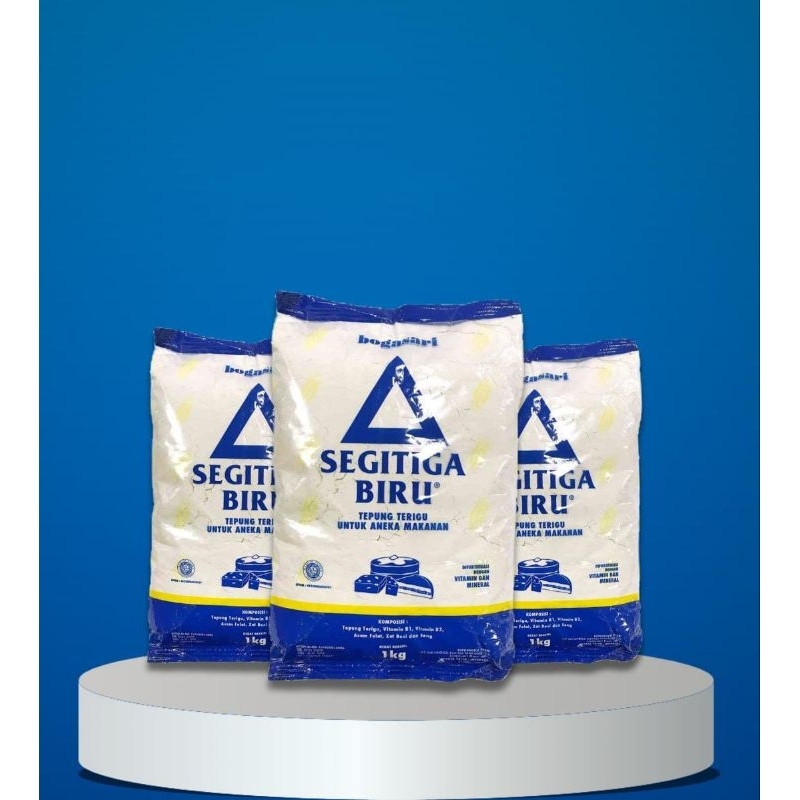 

Tepung Terigu Segitiga Biru/Bogasari/1 kg