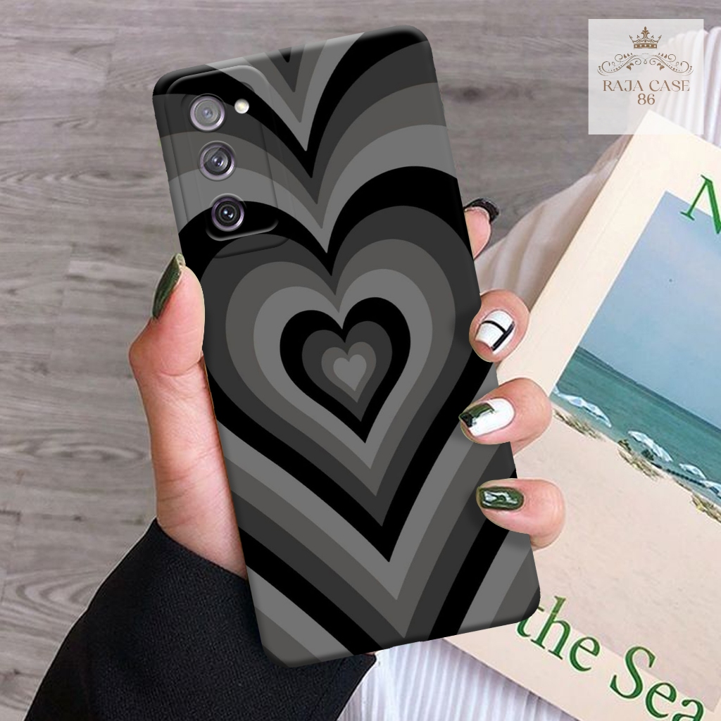 Softcase Samsung Galaxy S20FE - Rajacase - Case Samsung Galaxy S20FE - Motif Case Love - Case Samsun