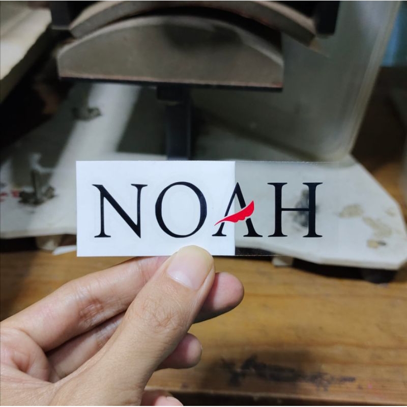 

stiker noah sticker cutting musik