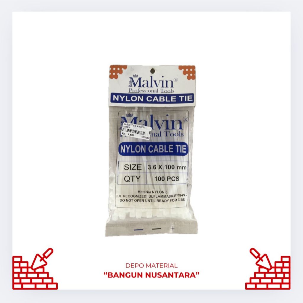 

MALVIN Tali Ties / Cable tali ties 100m-150mm-200m-250mm