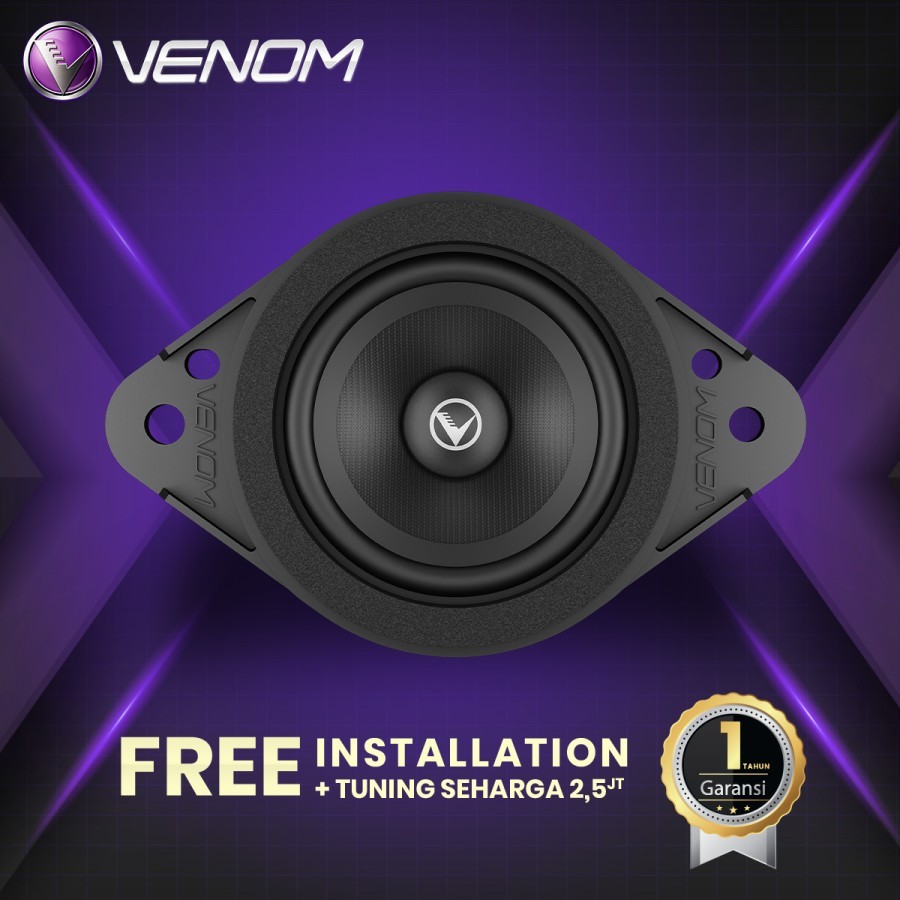 Speaker Full Range 3 Inch VENOM EX-3T Full Range Plug and Play Zenix