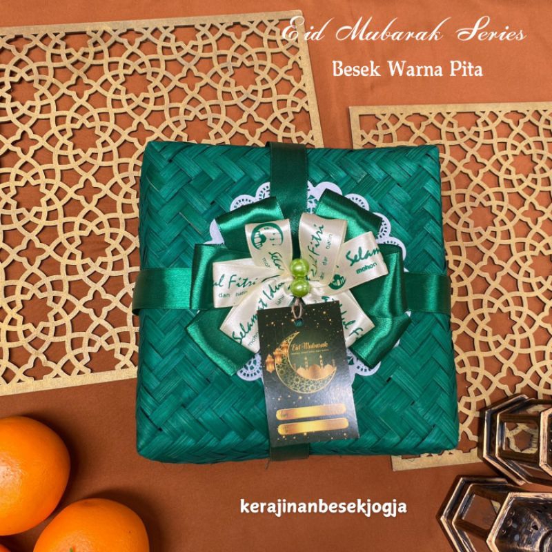 LEBARAN | BESEK WARNA PITA LEBARAN | parsel lebaran parsel cantik hampers bingkisan