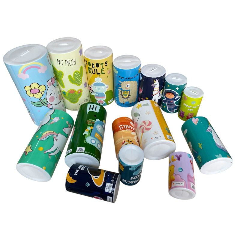 Celengan Plastik Technoplast / Celengan gambar lucu / Celengan plastik bergambar