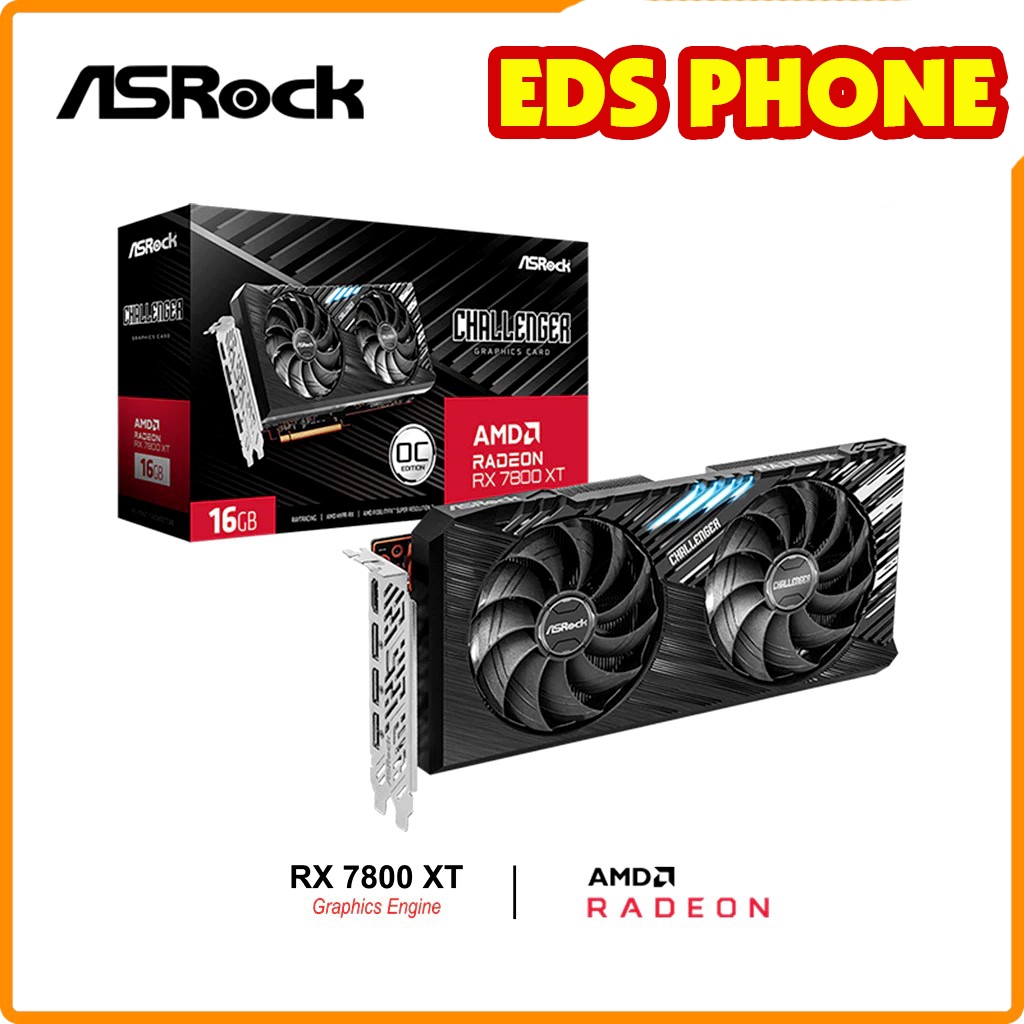 VGA bekas EXS MINING AMD Radeon RX eds200 QRt Challenger  Graphics Card