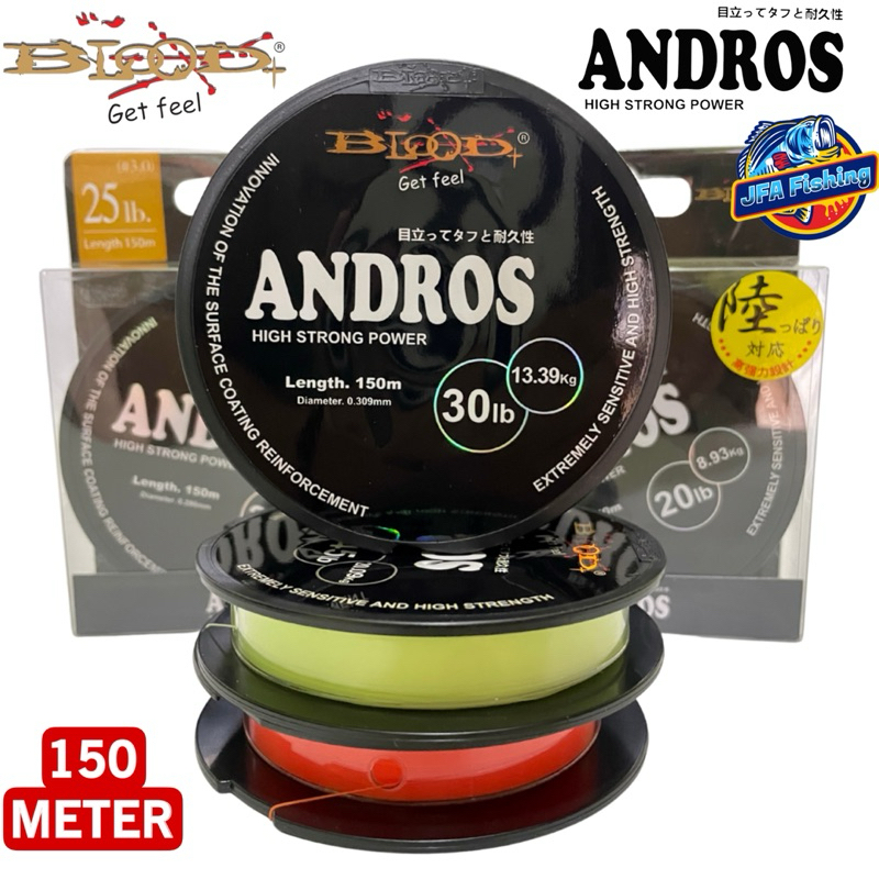 Senar Pancing Galatama Blood ANDROS 150Meter