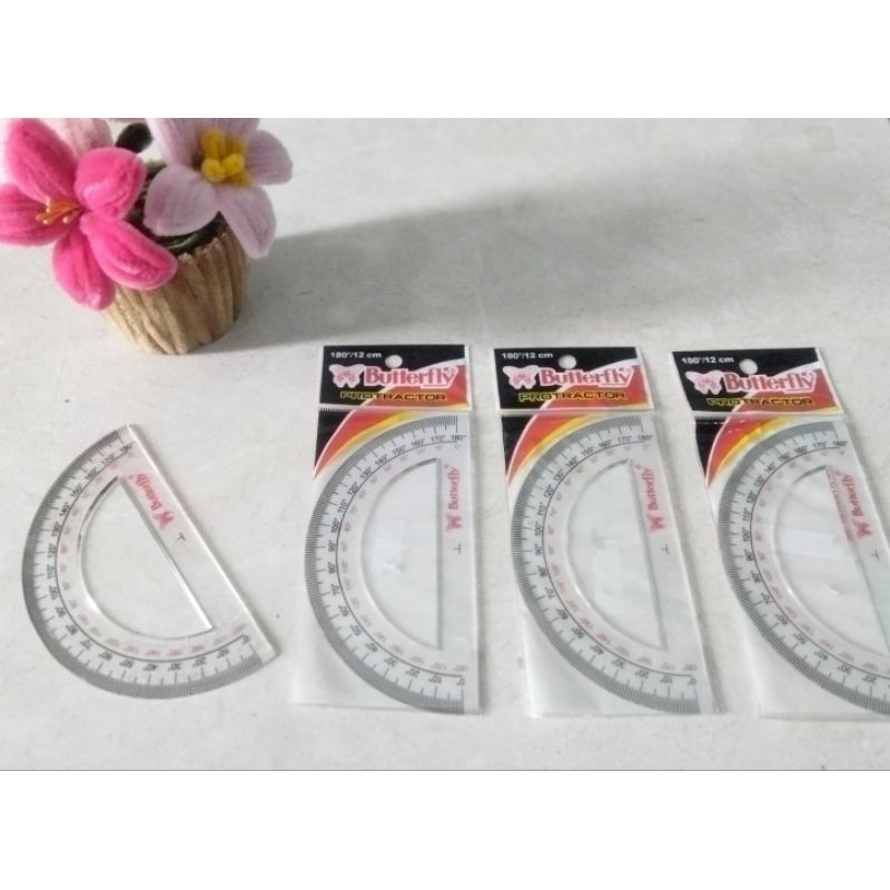 

penggaris butterfly 12cm