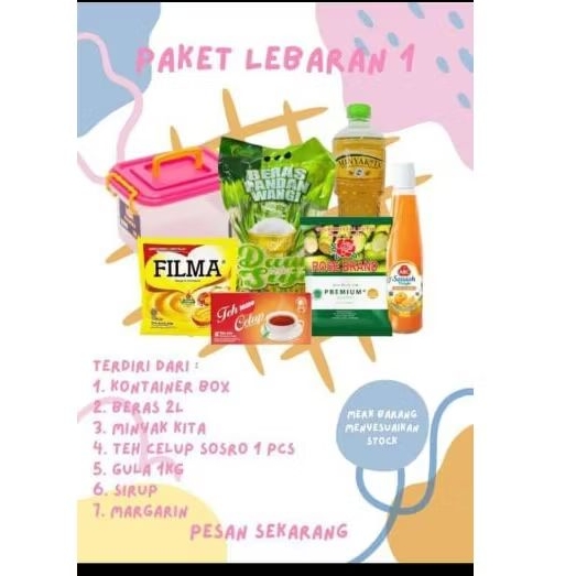 

PAKET LEBARAN SEMBAKO MUNGGAHAN BOX