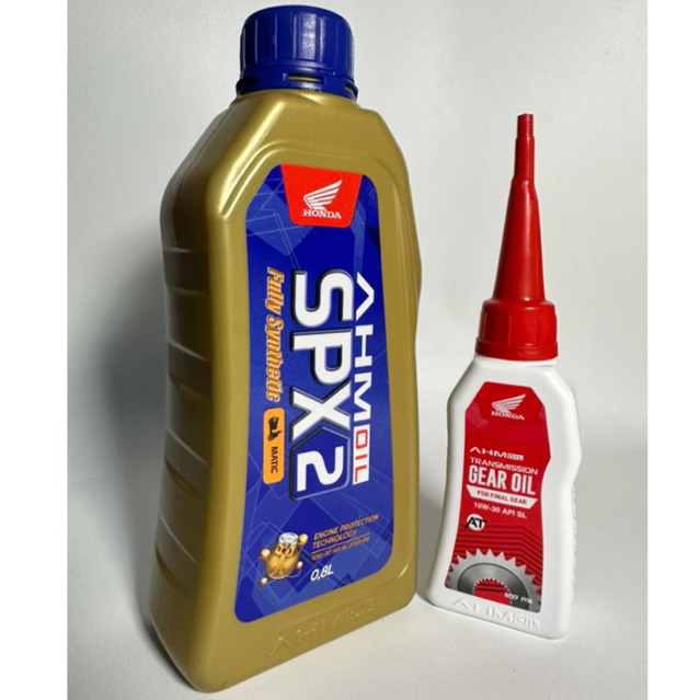 Oli Spx2 Spx 2 Dan Oli Gardan Honda 120 Ml Oli Mesin Motor Matic Spx2 Spx 2 Mpx