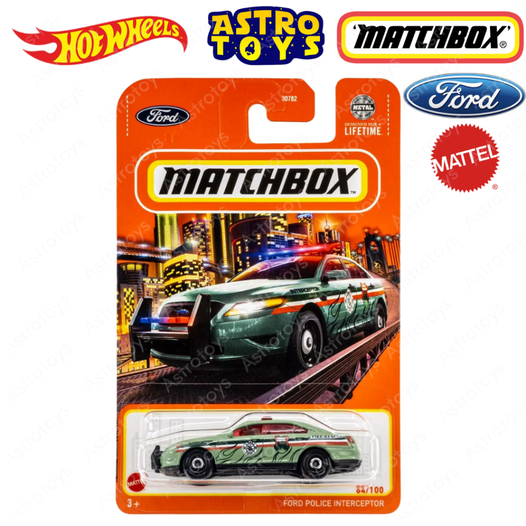 Matchbox 2024 Ford Police Interceptor / Mainan Miniatur Diecast Mobil Polisi Hotwheels Hot Wheels
