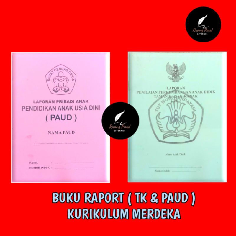 BUKU RAPORT TK DAN PAUD | BUKU TK, PAUD