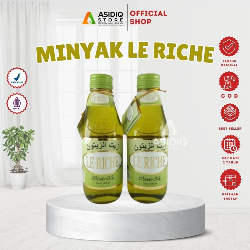 

Minyak Zaitun Le Riche 300ml LE RICHE Olive Oil (impor) Original