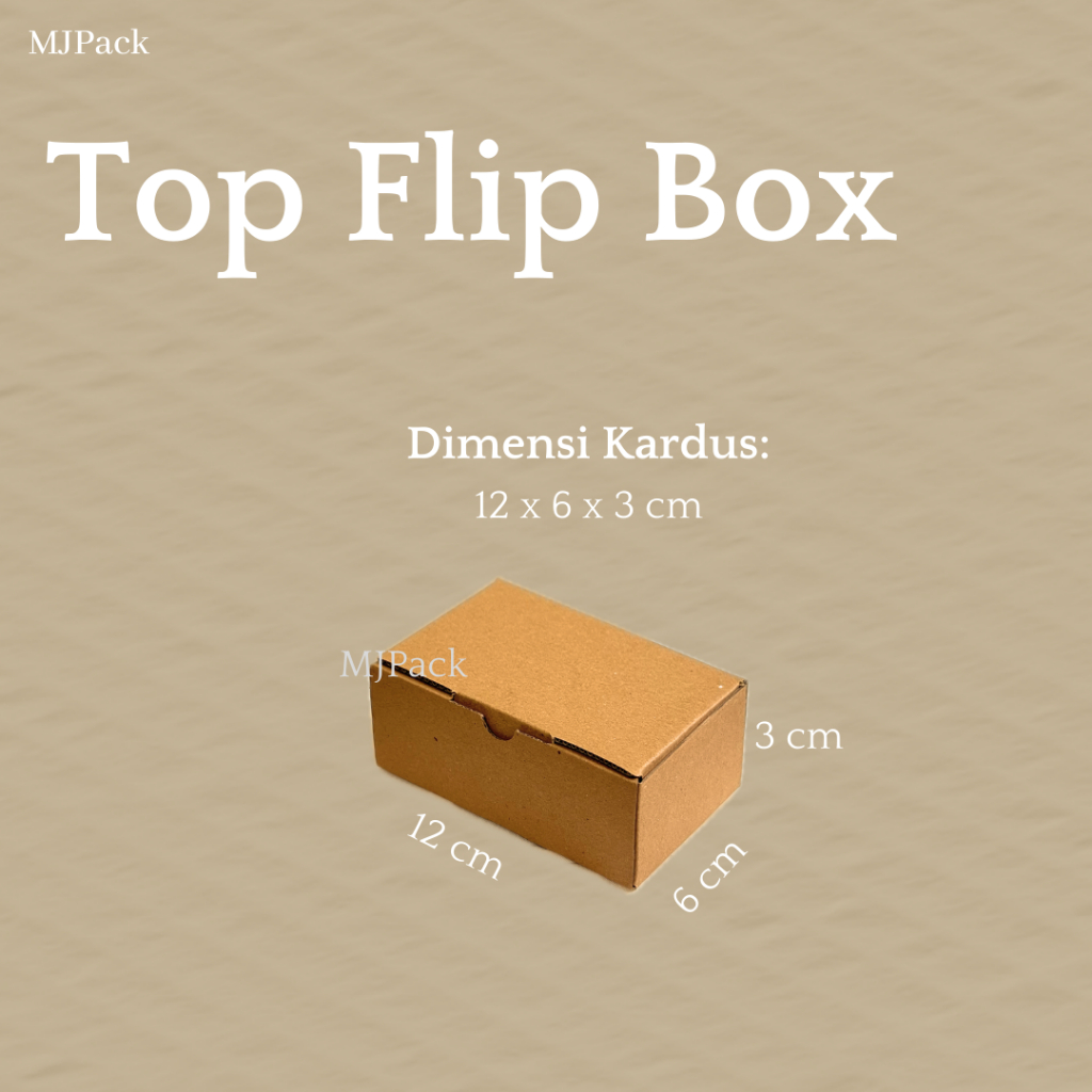 

KARDUS 12x6x3 cm || Box Karton Corrugated || Box Die Cut Eflute