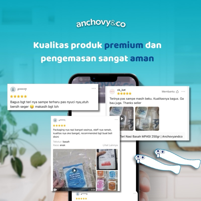 

JKL Ikan Asin Dendeng Manis Tembang 250gr Anchovyandco