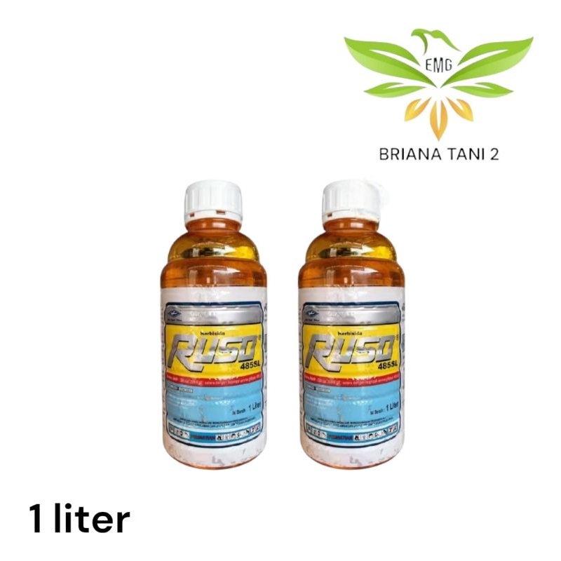 Ruso 485SL 1 Liter Herbisida Pembasmi Rumput Sampai Ke Akar roundup