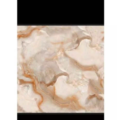 KERAMIK LANTAI MOTIF MARMER GLOSY | UNO FREYA BEIGE 50X50