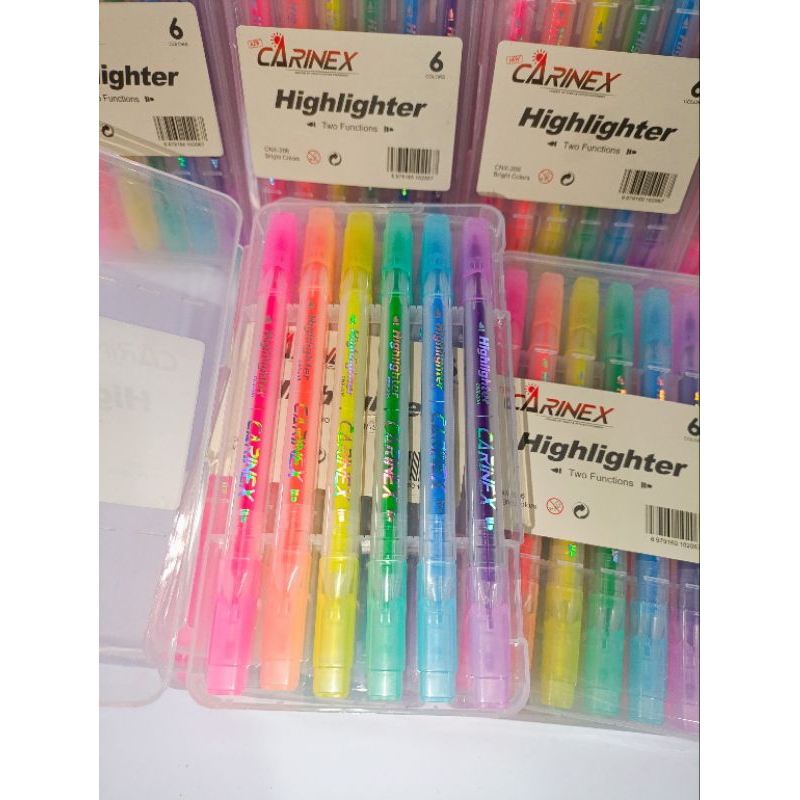 

stabilo 6warna carinex / highlighter spidol stabilo