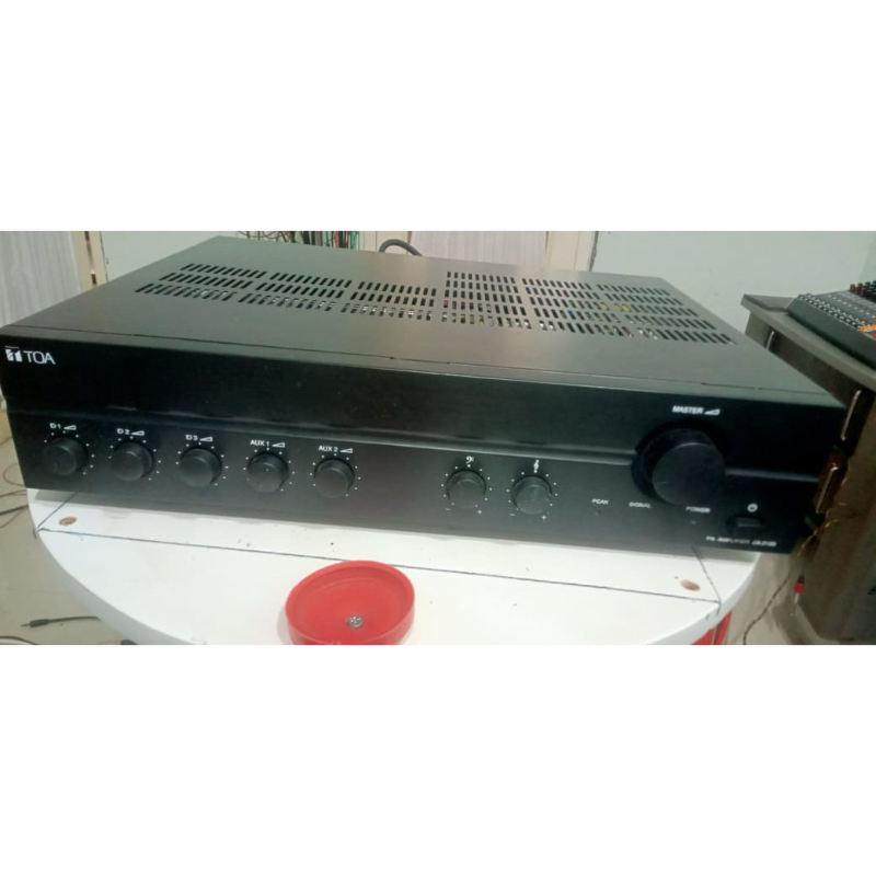 Ampli TOA ZA-2120 / 120 watt - max 180 watt.Barang bekas, normal.