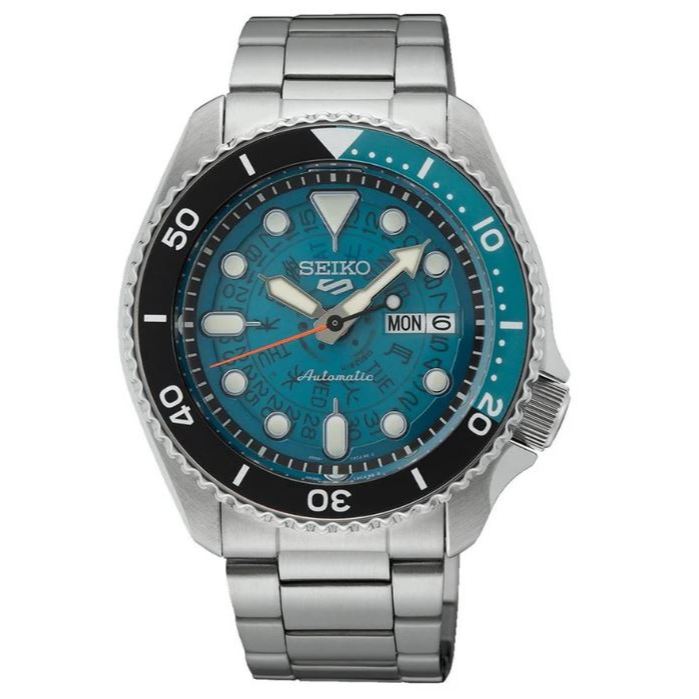 Jam Tangan Pria Seiko 5 Sports SRPJ45K1 SRPJ45X1 Strap Stainless Steel Silver Time Sonar SKX Sports 