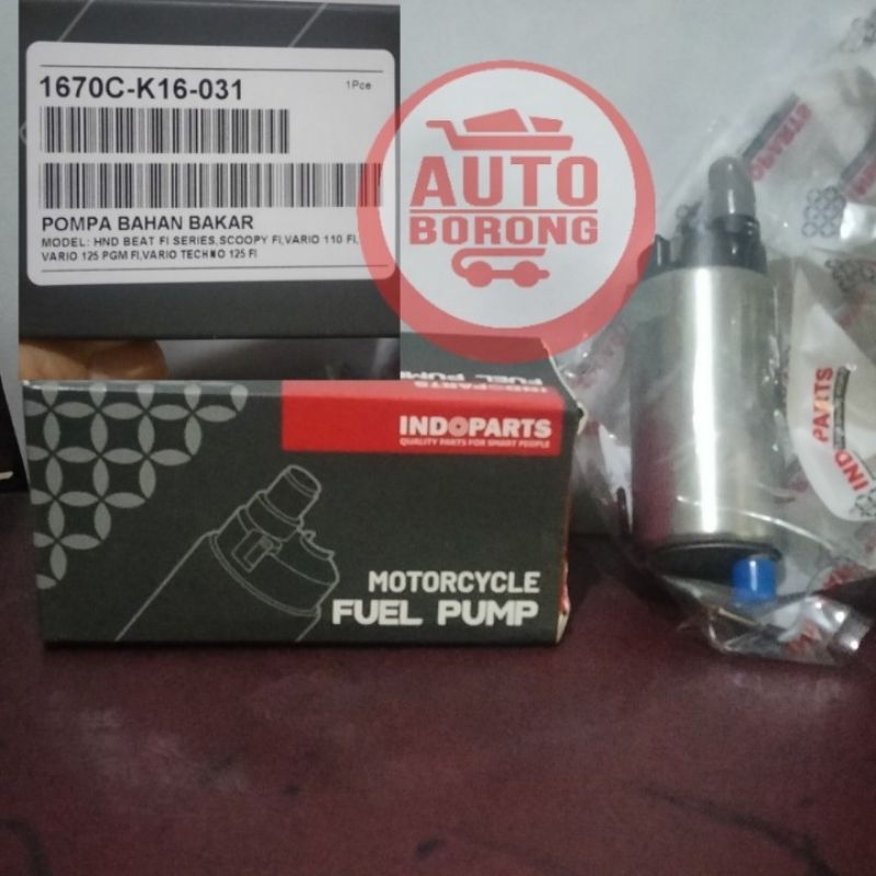 1670C K16 031 ROTAK DINAMO FUEL PUMP BEAT FI VARIO TECHNO INDOPART ORIGINAL