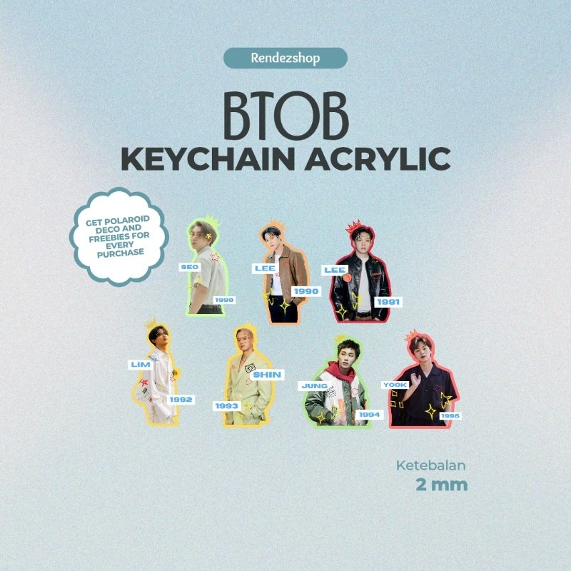 BTOB ACRYLIC KEYRING