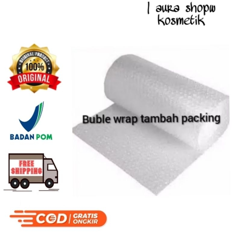 

(COD) BUBLE WRAP UNTUK TAMBAHAN PACKING WAJIB BUBBLE WRAP