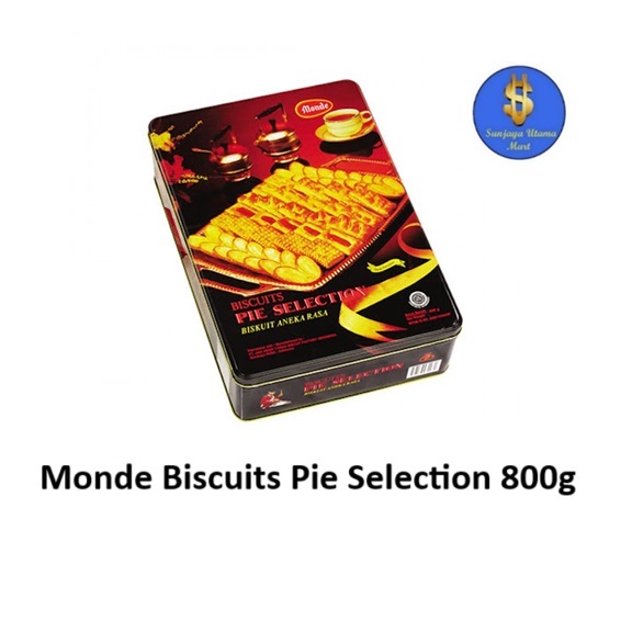 

Monde Biscuits Pie Selection 800g-Biskuit Monde Aneka Rasa