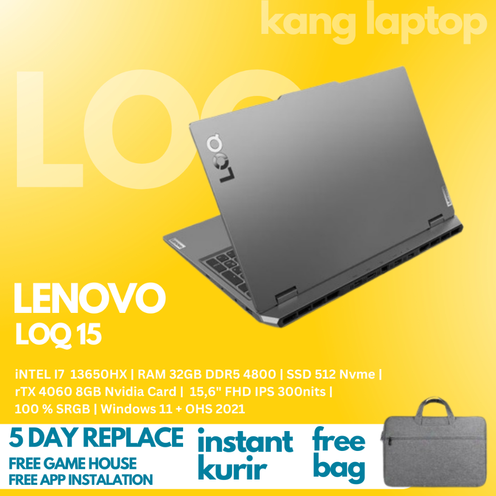 Lenovo LOQ 15IRX9 Core i7 13650HX 12GB 512GB RTX 4060 8GB W11 OHS