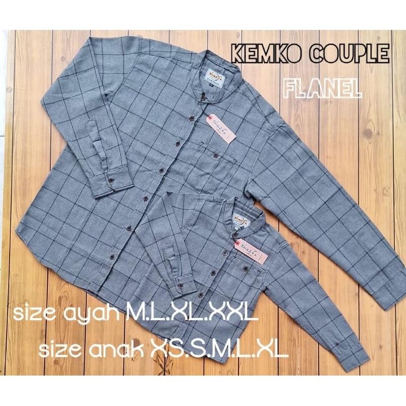 Kemko Flanel Couple (Ayah+Anak)