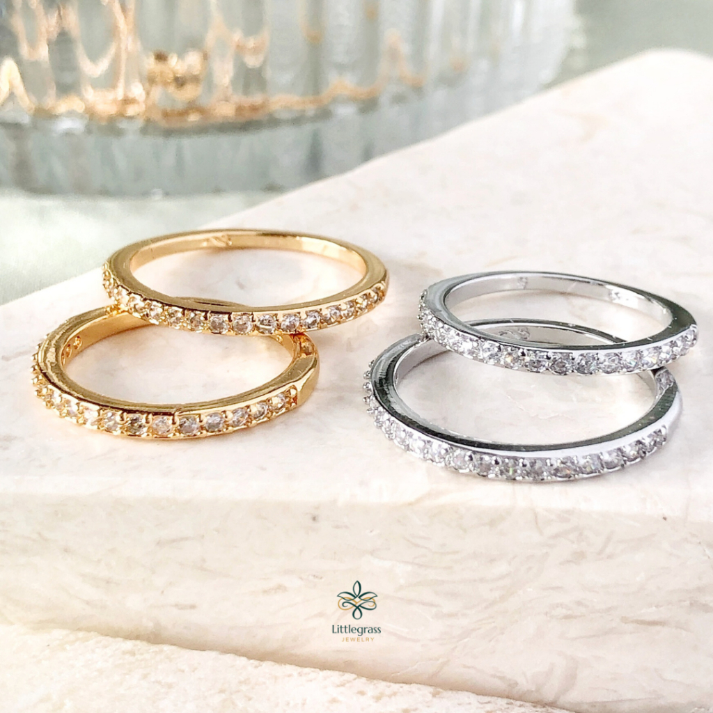 Cincin Listring Fashion Gold Plated Ring