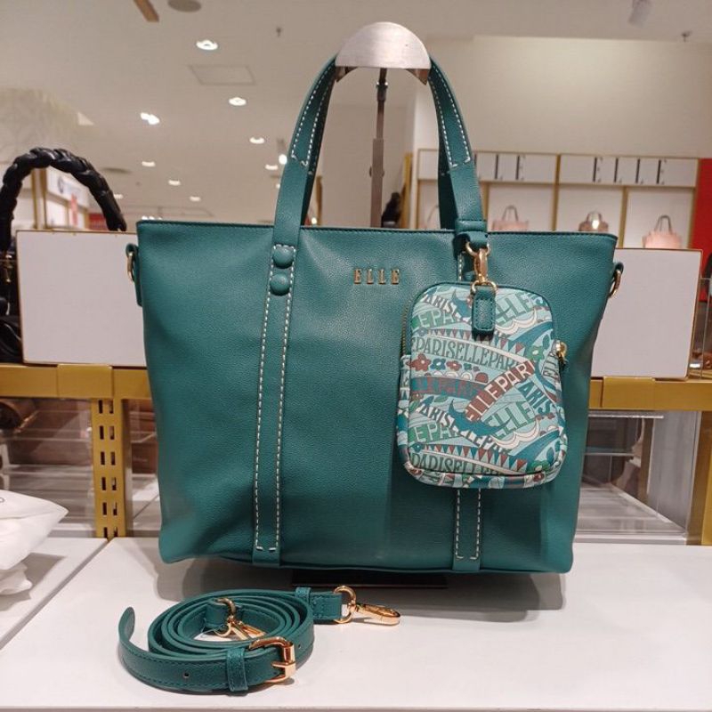 Tas Handbag Wanita ELLE 41643 Produk Original Depstore Tas Jinjing Selempang Wanita