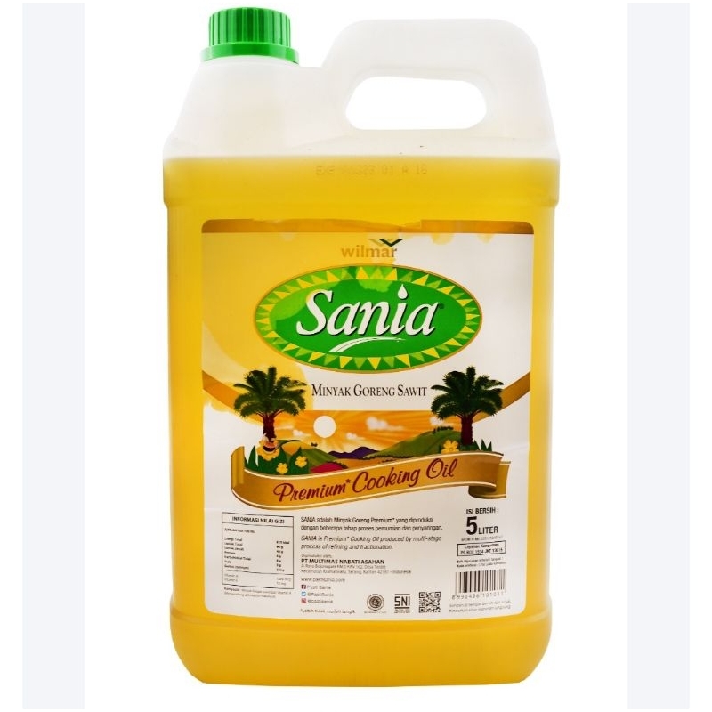 

Sania Minyak Goreng Jeligen 5 L Sania Minyak Goreng Pouch 2 L 1 L