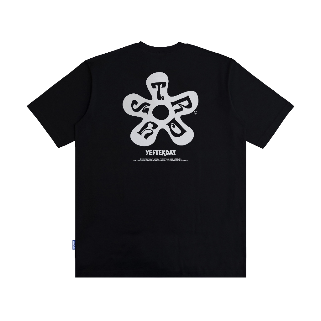 Yesterday – Baju Kaos Distro Pria Original 24s t shirt Pria Cowok Keren Hitam Swamp