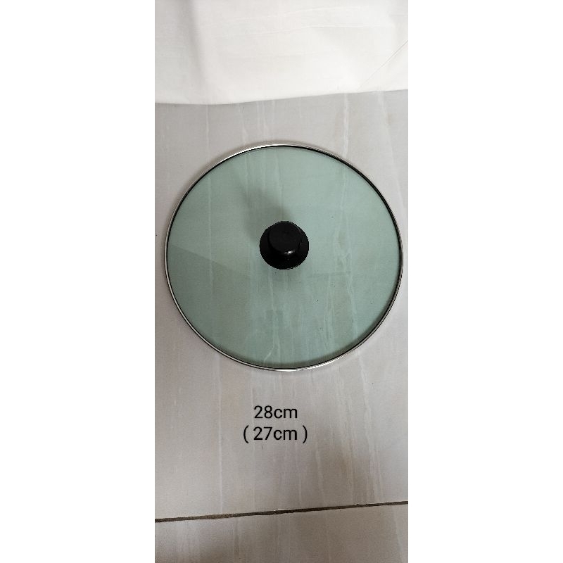 tutup panci kaca 28cm (27cm)