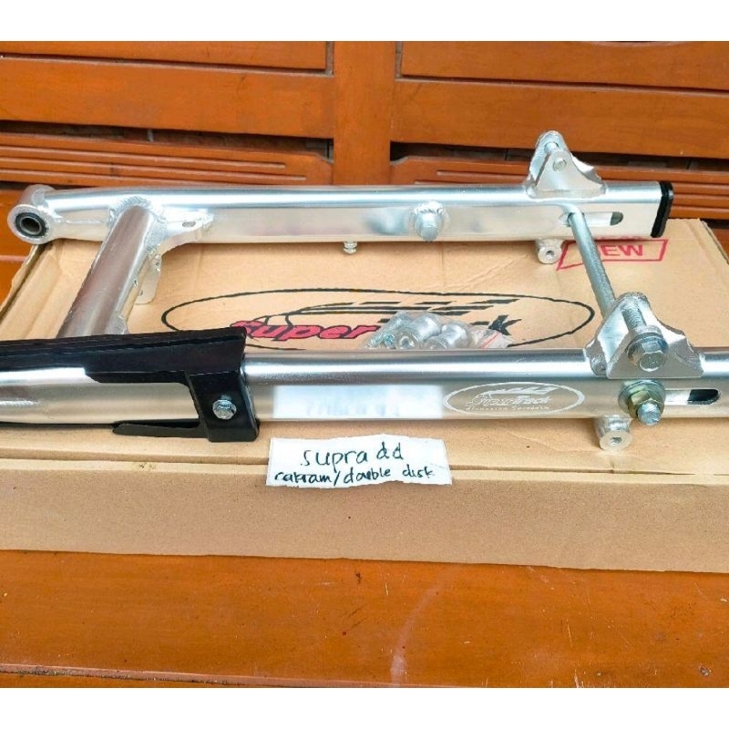 Swing arm Supra x 125 Dd double disc gen 2 supertrack lengan ayun Supra x 125 cakram belakang