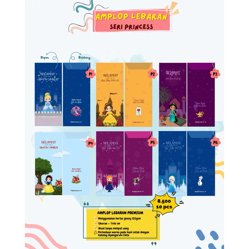 

Amplop Lebaran Premium - Seri Princess