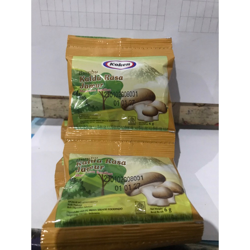 

koken Kaldu jamur Bumbu 6 gr