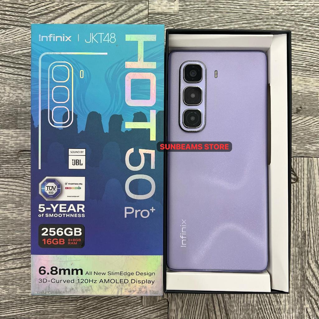 Infinix Hot 50 Pro Plus 8/256 Second Fullset Bekas Resmi NO MINUS
