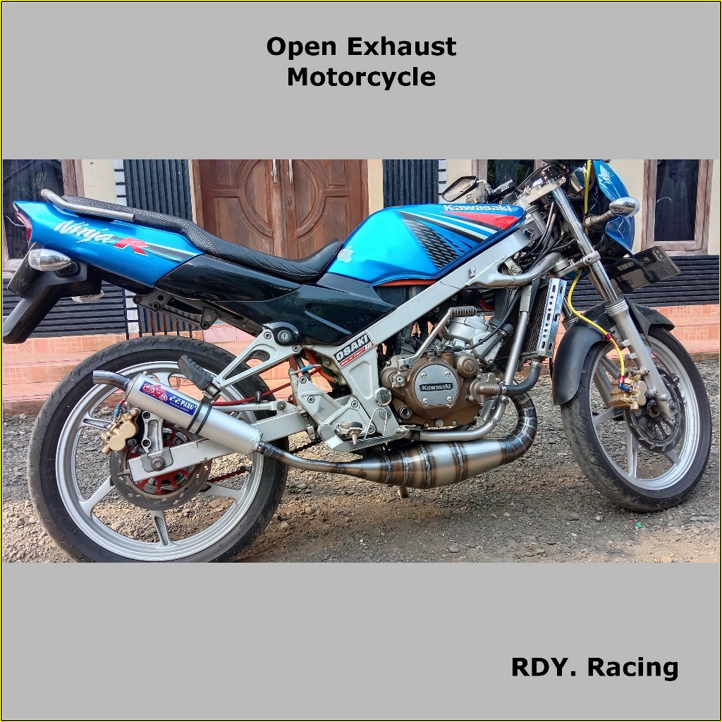 Kawasaki 150 R RR Open Exhaust Paip YY Pang 2 Stroke Engine Motorcycle