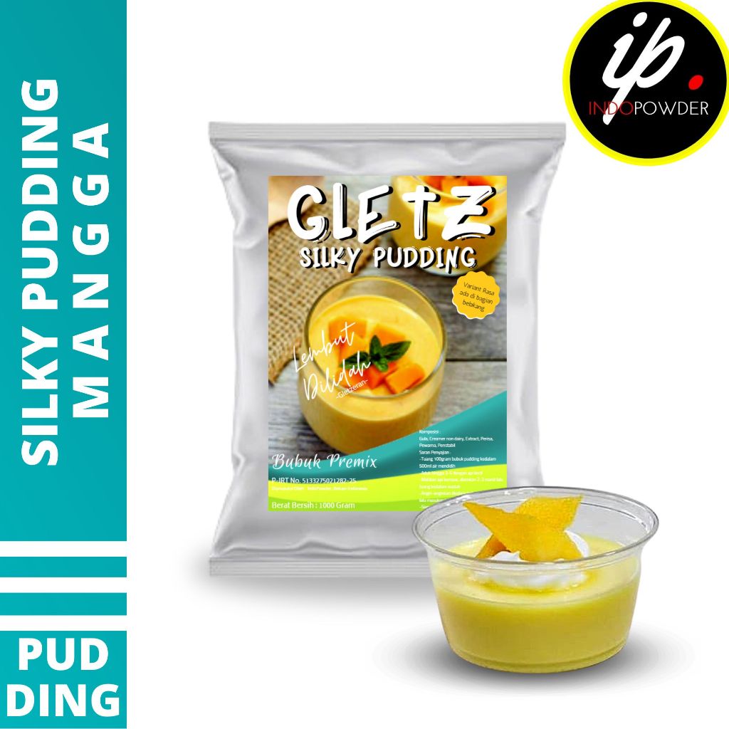 

SILKY PUDDING MANGGA - BUBUK Silky Puding - Puding Sutra -Soft Puding -Puding lembut