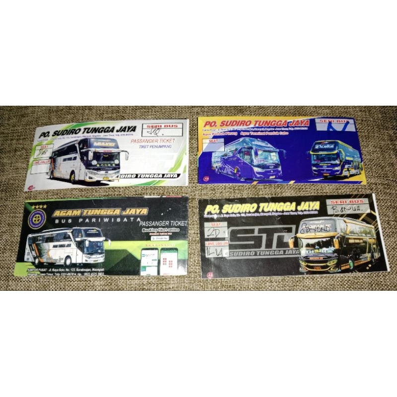 Tiket Bis / Bus Lawas