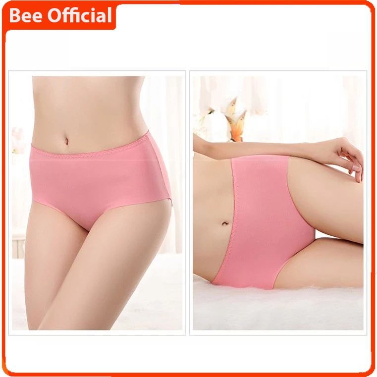 BEE - CD Seamless Wanita CD Ice Silk Berpori Es Sutra CELANA DALAM SEAMLESS Polini 6329