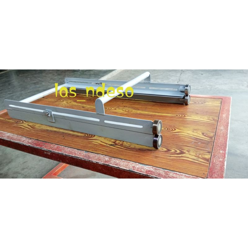 alat tekuk bending seng / almunium untuk talang air dan wuwung  50cm double bearing