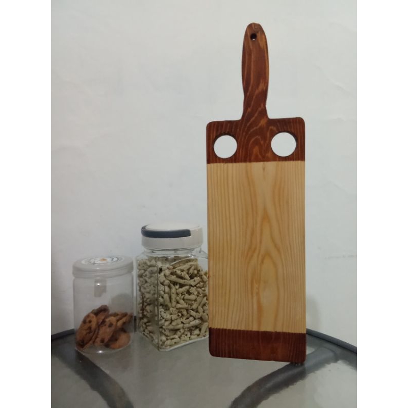 Talenan kayu jati belanda motif