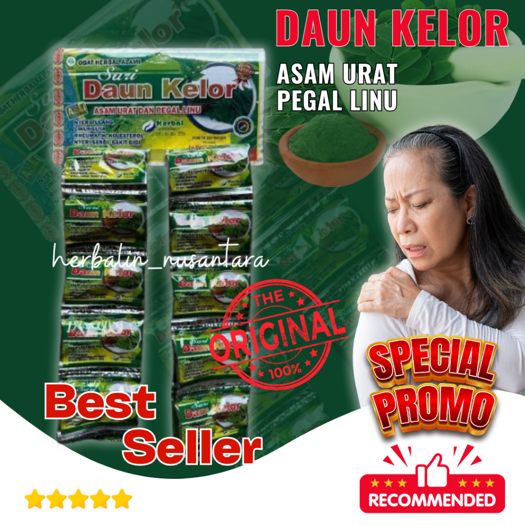 

Sari Daun Kelor Jamu Kapsul 20 Sachet