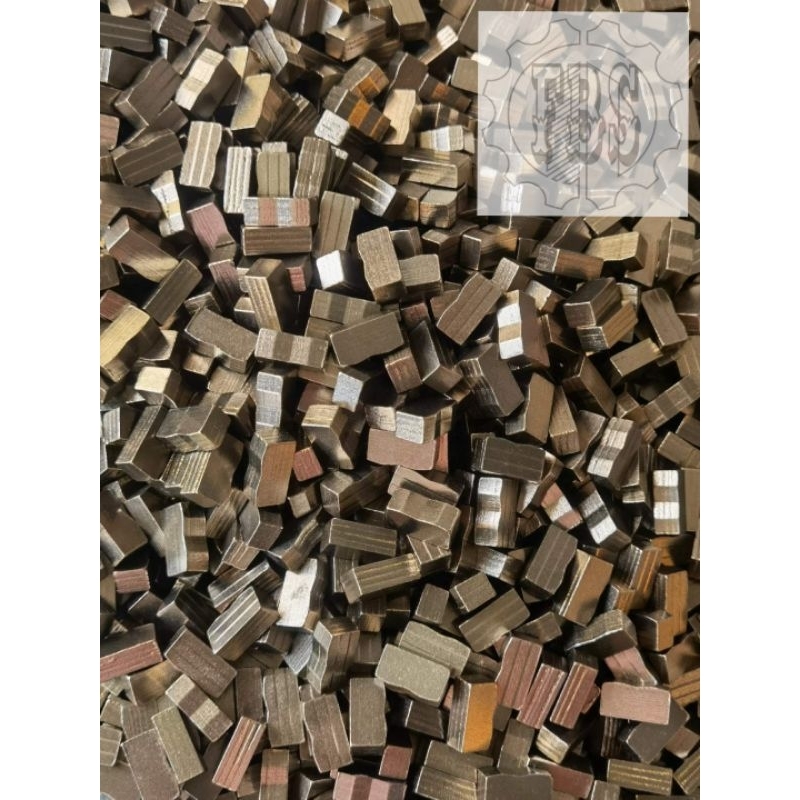 Segmen granit marmer, segmen bor tebal 9mm